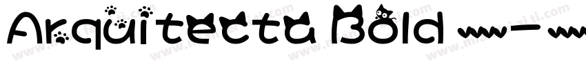 Arquitecta Bold 英文字体字体转换